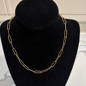 Madewell paperclip necklace